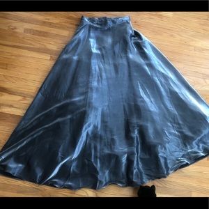 Formal pewter skirt